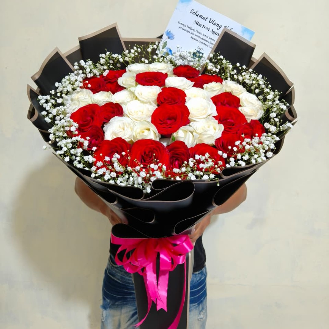 Buket Mawar Segar Mahkota Florist Bogor 3